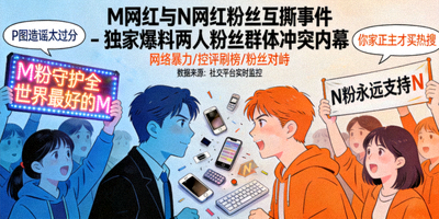 M网红与N网红粉丝互撕事件 - 独家爆料两人粉丝群体冲突内幕